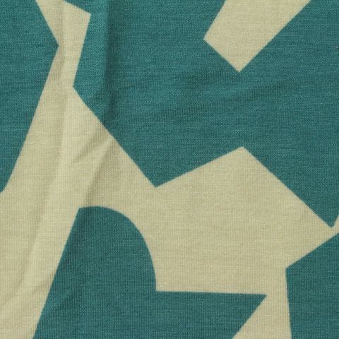 Printed Viscose Stretch Knit Fabric