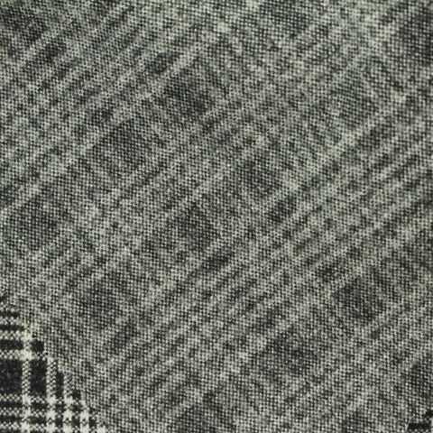 Bold Plaid 100% Polyester Knit Fabric