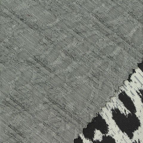Grey Geometric Jacquard, Polyester