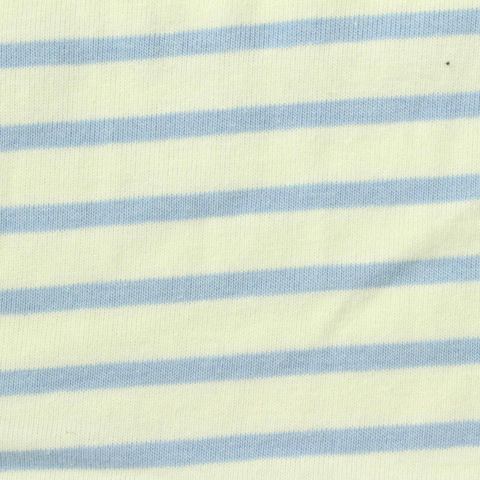 Striped Cotton Stretch Knit Fabric
