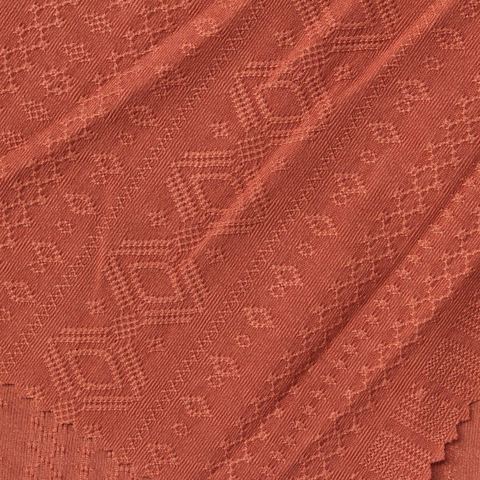 Jacquard Polyester Stretch Knit Fabric