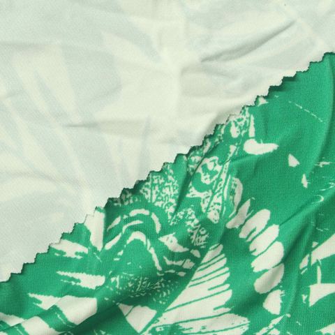 Bold Floral Polyester Stretch ITY Knit Fabric
