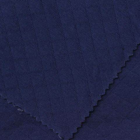 Jacquard Cotton Polyester Interlock Knit Fabric