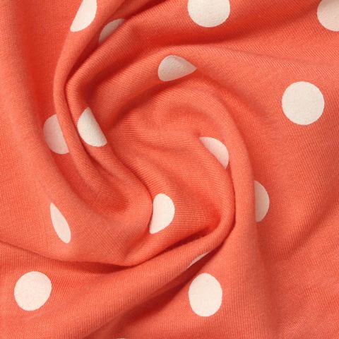 Printed Polyester Viscose Stretch French Terry Fabric