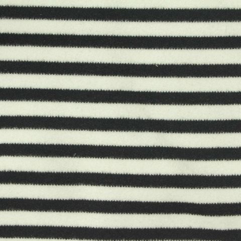 Striped Polyester Stretch Velvet Fabric