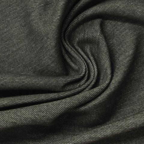 Heather Polyester Viscose Stretch Knit Fabric