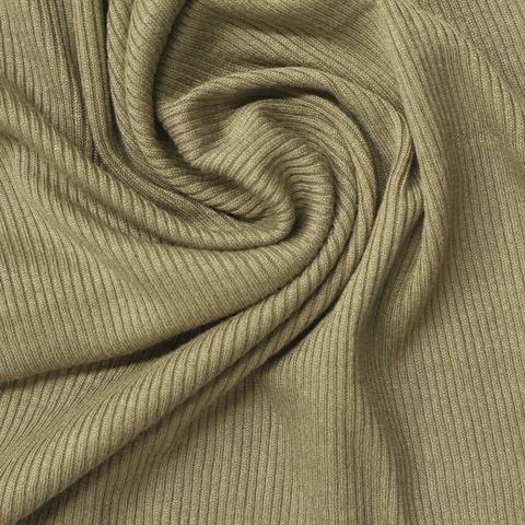 Viscose Stretch Rib Knit Fabric