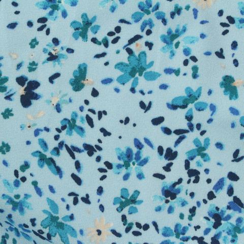 Fine Floral 100% Polyester Woven Fabric