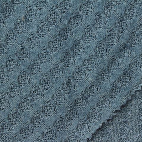 Polyester Viscose Waffle Knit Fabric