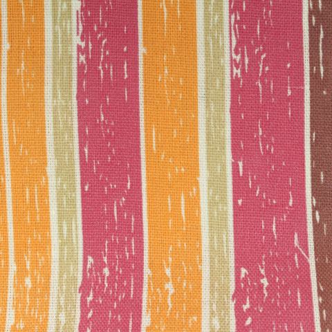 Pink Vertical-Stripe Woven, Poly-Viscose