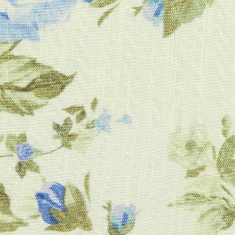 Bold Floral Slub Viscose Woven Fabric