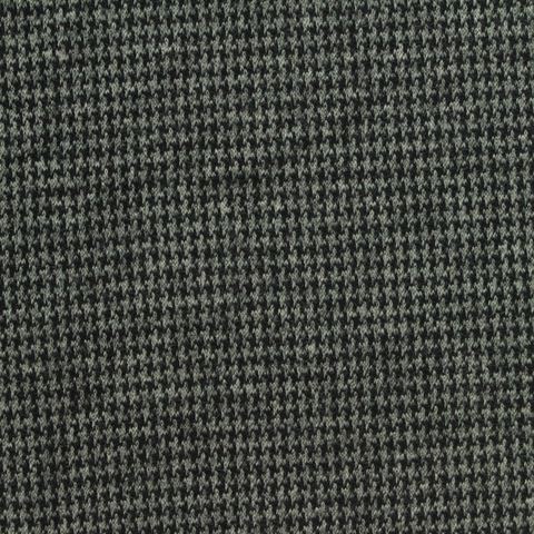 Fine Plaid Brushed Cotton Polyester Stretch Knit Fabric