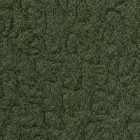 Jacquard Polyester Cotton Stretch Knit Fabric