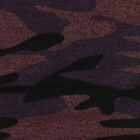Camo Viscose Stretch French Terry Fabric