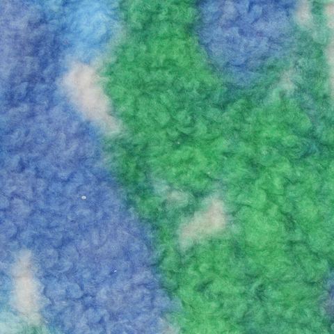 Printed Polyester Cotton Fleece Fabric