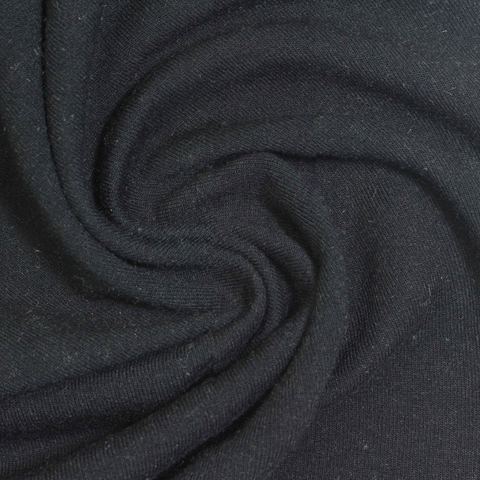 Brushed Polyester Viscose Stretch French Terry Fabric