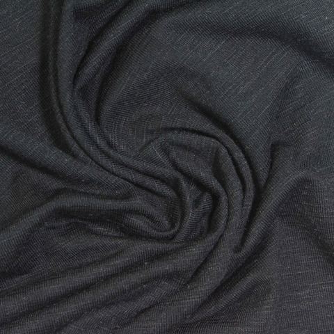 Heather Slub Cotton Polyester Stretch Knit Fabric