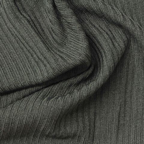 Polyester Stretch Rib Knit Fabric