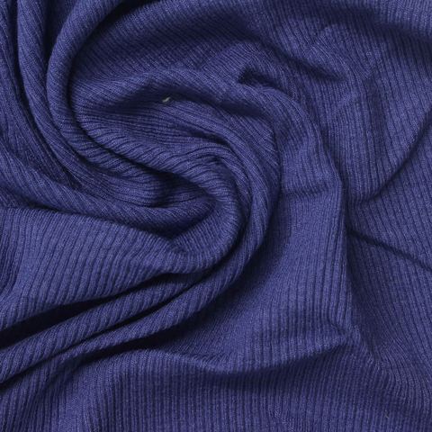 Viscose Stretch Rib Knit Fabric