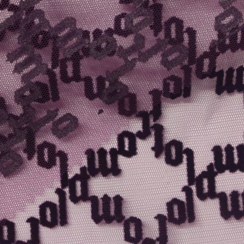 Jacquard Flocked 100% Polyester Knit Fabric