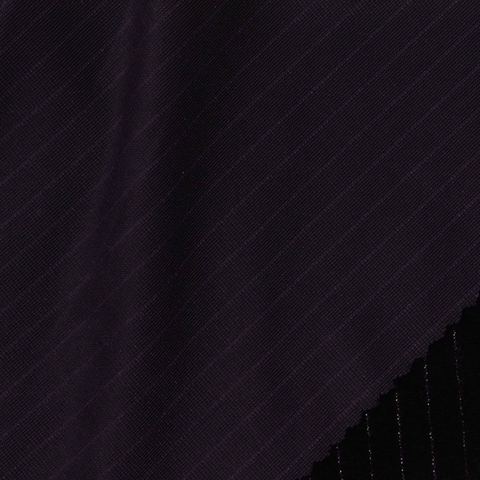 Fine Striped Polyester Stretch Corduroy Fabric