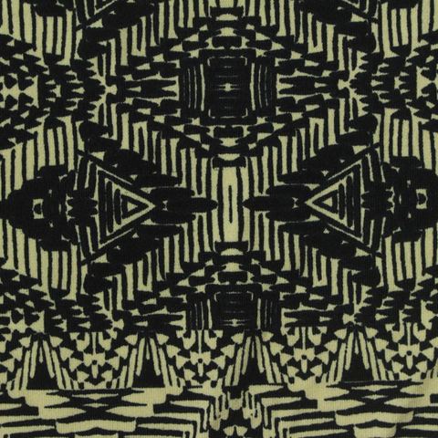 Printed Polyester Stretch ITY Knit Fabric
