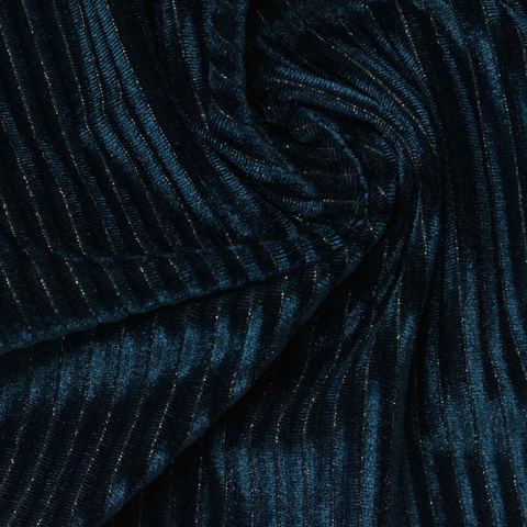 Fine Striped Polyester Stretch Knit Fabric
