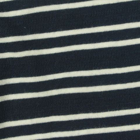Striped 100% Cotton Knit Fabric