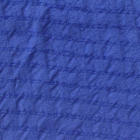 Blue Tone-on-Tone Diamond Jersey Knit, Poly-Cotton