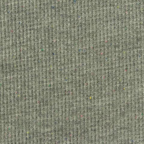 Heather Polyester Cotton Stretch Waffle Knit Fabric