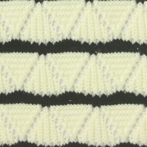 Jacquard Viscose Polyester Blend Pointelle Knit Fabric