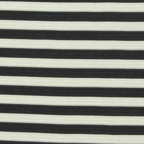 Striped Polyester Stretch Knit Fabric