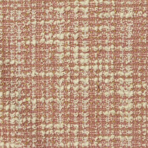 Cream Textured Bouclé, Poly-Cotton