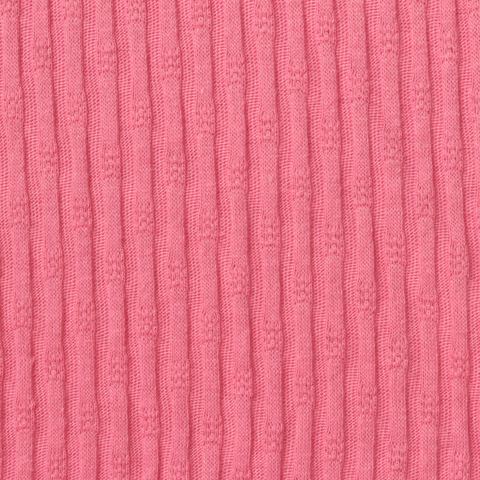 Jacquard Cotton Polyester Rib Knit Fabric