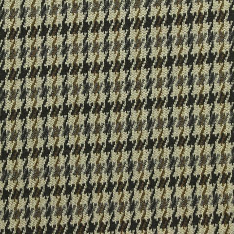 Fine Plaid Polyester Stretch Knit Fabric