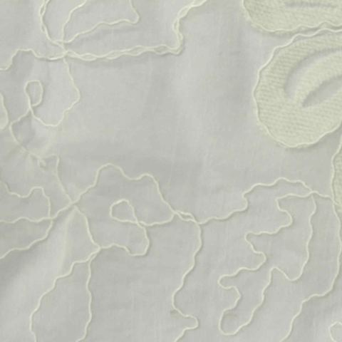 Cream Tone-on-Tone Chiffon, Polyester