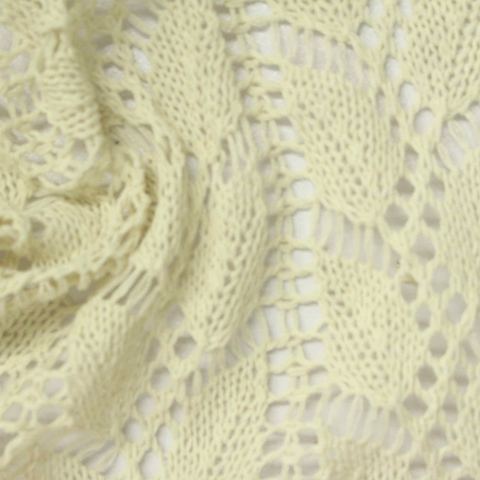Polyester Cotton Pointelle Knit Fabric