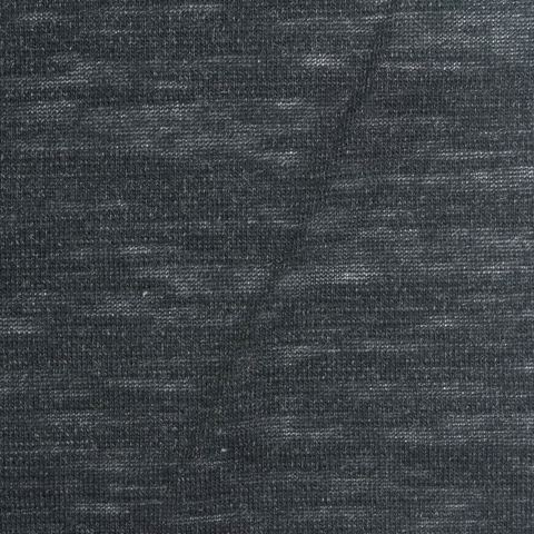 Heather Slub Polyester Cotton Blend Jersey Knit Fabric
