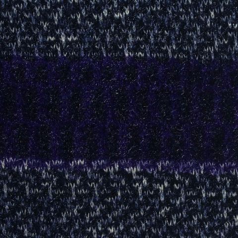 Bold Striped Polyester Viscose Knit Fabric