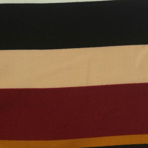 Bold Striped 100% Polyester Woven Fabric