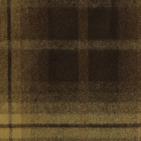 Dark Brown Plaid Woven, Poly-Viscose