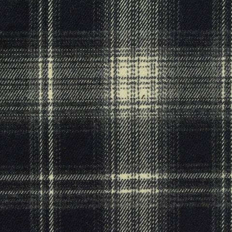 Grey Plaid Woven, Poly-Viscose