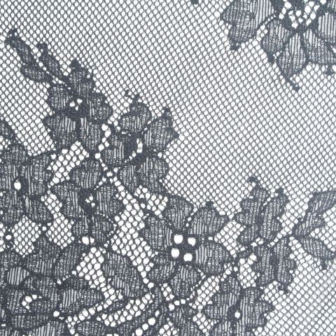 Black Floral Lace, Nylon-Spandex