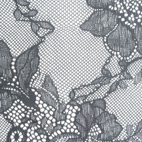 Black Floral Lace, Nylon-Spandex