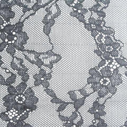 Black Floral Lace, Nylon-Spandex