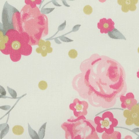 Bold Floral 100% Cotton Woven Fabric