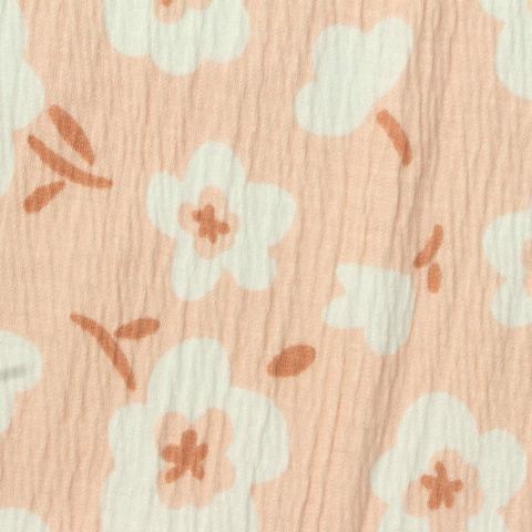 Bold Floral Crepe Fabric