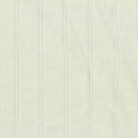 Off-White Openwork Rib Knit, Cotton