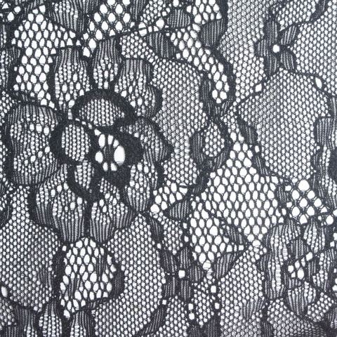 Black Floral Lace, Nylon