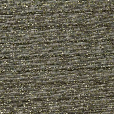 Heather Metallic Polyester Plissé Fabric